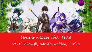 Underneath the Tree (Venti, Zhongli, Raiden, Nahida, Furina AI Cover)