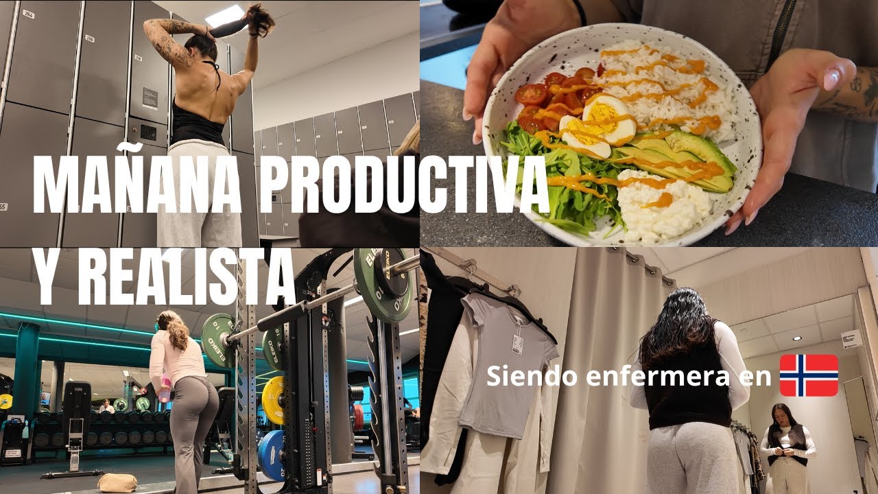 MORNING VLOG | haul de h&m en Noruega, mucho entreno y truquitos para las comidas 😎🇳🇴🫶🏼