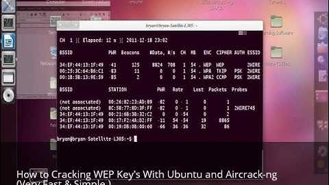 How to Cracking WEP Key
