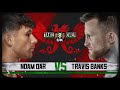 Noam dar vs travis banks  official match card  nxt uk takeover cardiff 2019