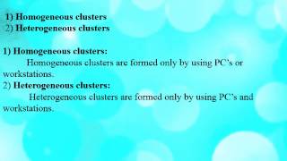 Cluster Computing