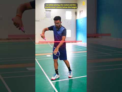 Badminton Service Rule