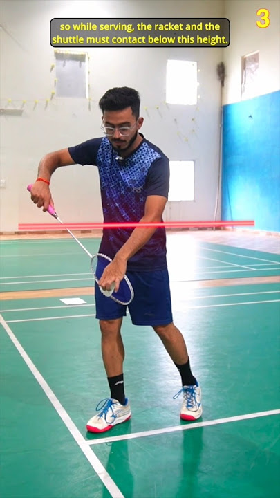 Badminton Service Rule 🏸