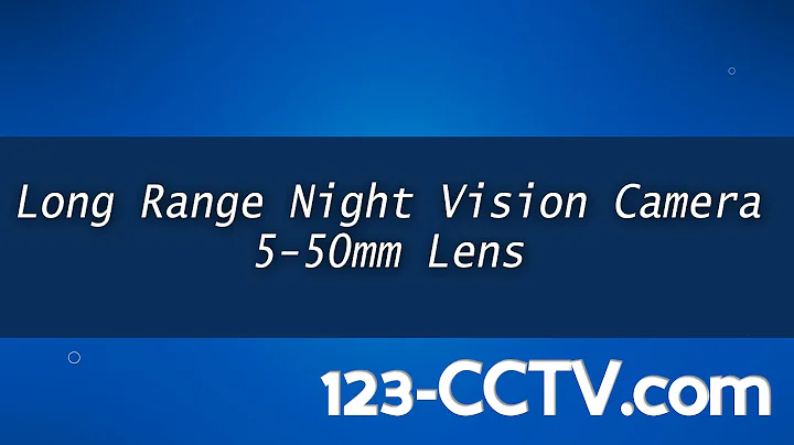 Long Range Night Vision Camera 5-50mm Lens