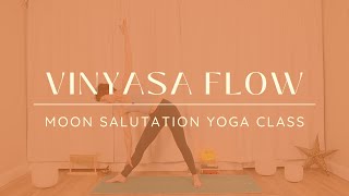 Vinyasa Flow — Moon Salutation Yoga Flow — Yoga Class for Beginners