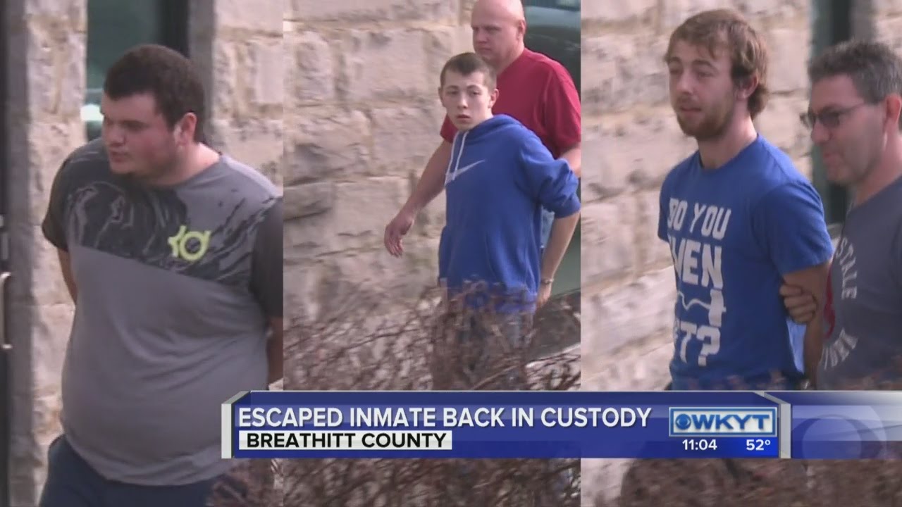 Escaped inmate back in custody - YouTube