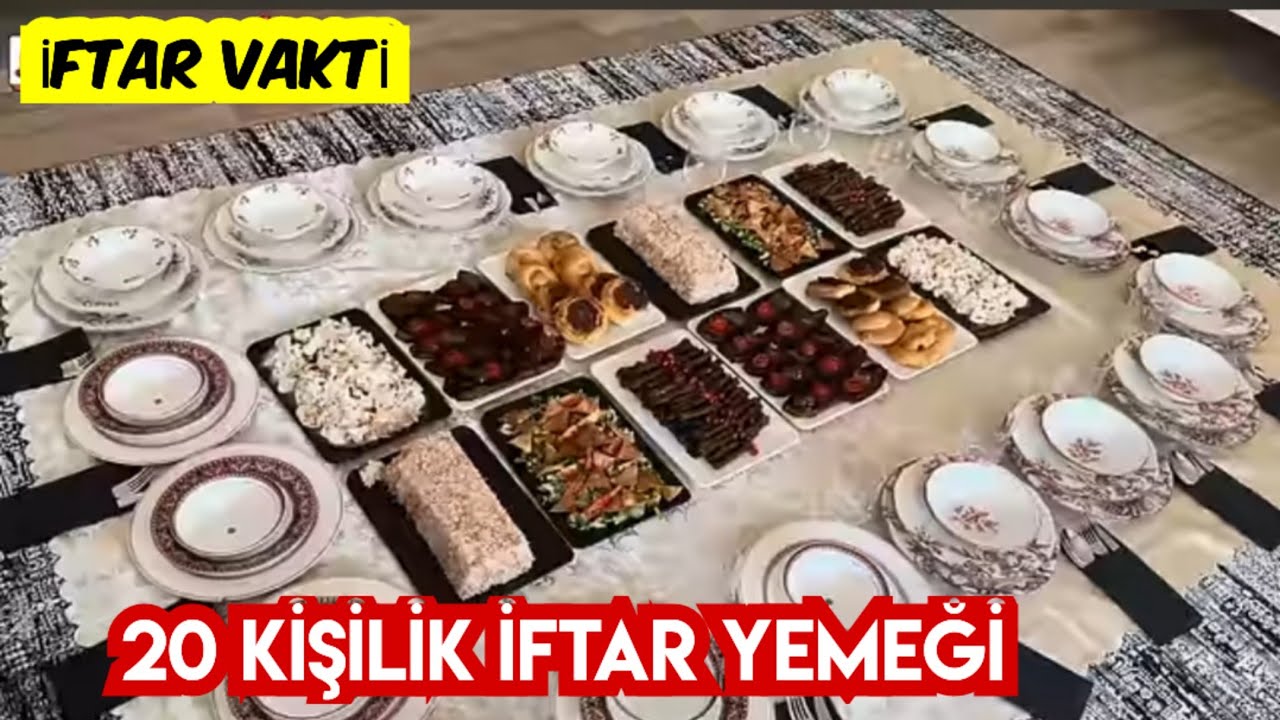 ÇOK PRATİK 20 KİŞİLİK İFTAR MENÜSÜ YAPIMI.  #2025RAMAZAN @ŞEFHANIM