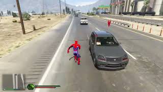 GTA 5 Spiderman Motorcycle Fails/Ragdolls (Euphoria Physics, Jumps, Funny Moments)