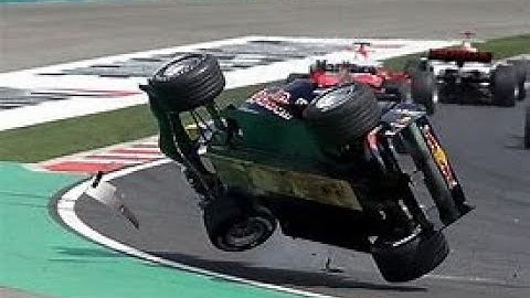 F1 2005 Crashes