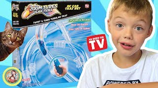 CAT LOVES ZOOM TUBES CAR TRAX - Kids Review RC CAR TRAX screenshot 4