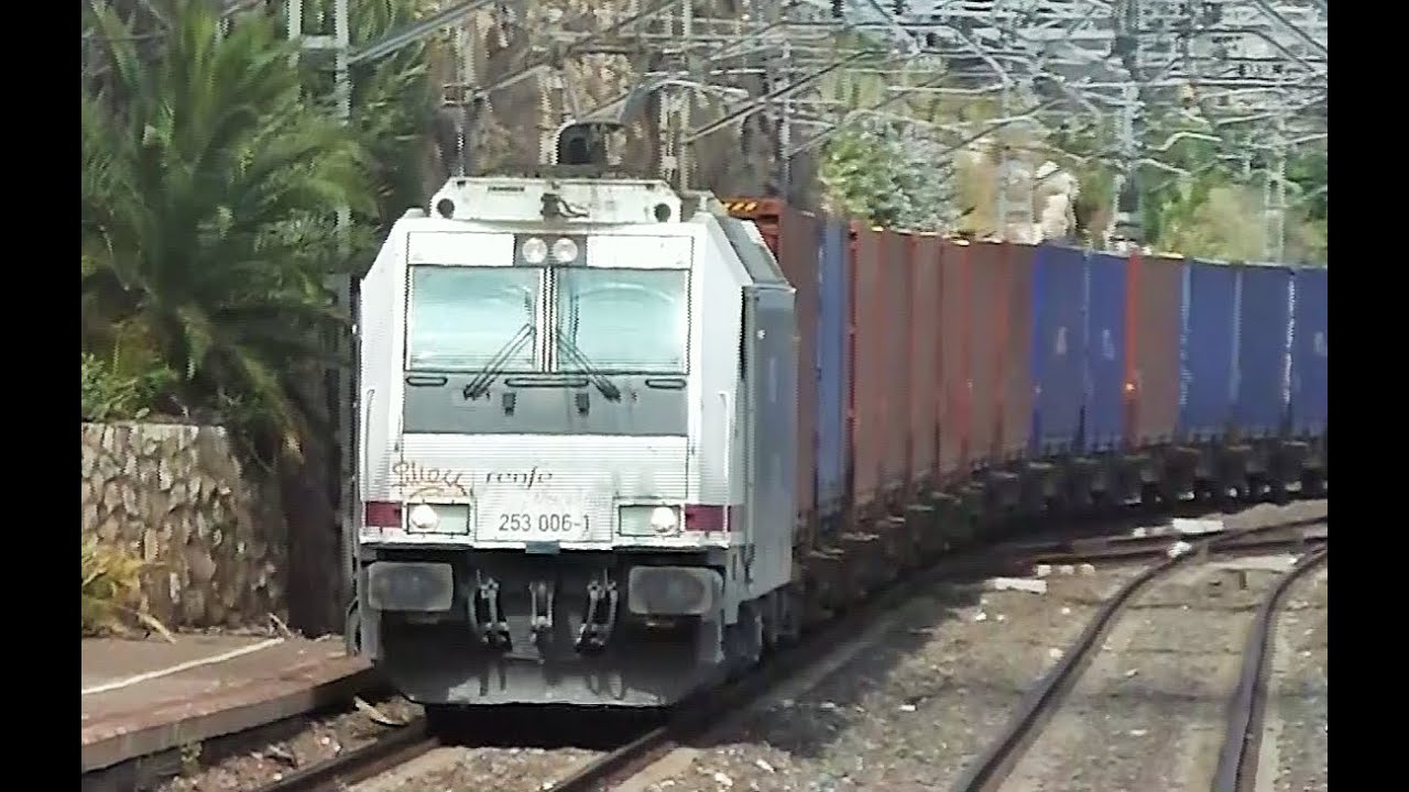 Renfe Trains in Tarragona, Spain YouTube
