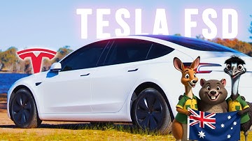 I Tried TESLA FSD Full Self Driving Supervised in Australia!