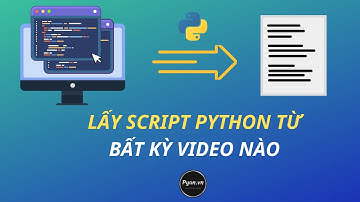 Đây là bí quyết để lấy script python THAM KHẢO từ bất kỳ video nào - tự học python