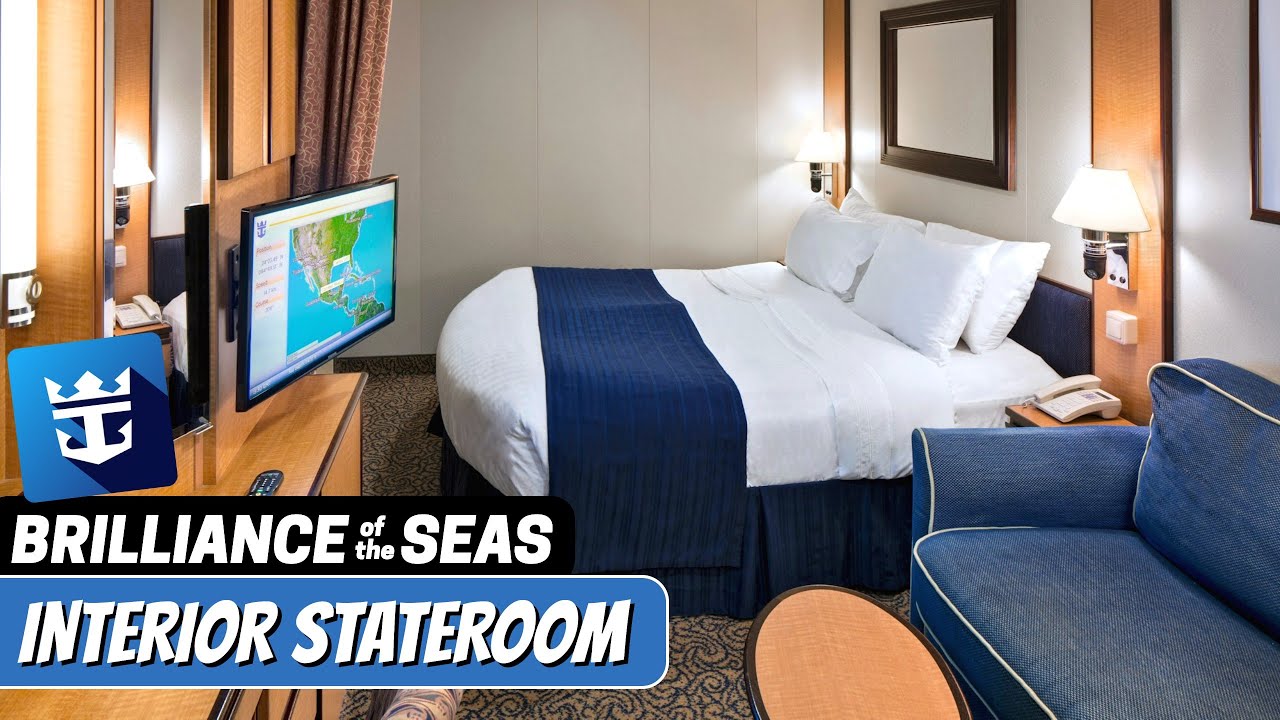 Brilliance of The Seas Interior Stateroom Tour & Review 4K Royal