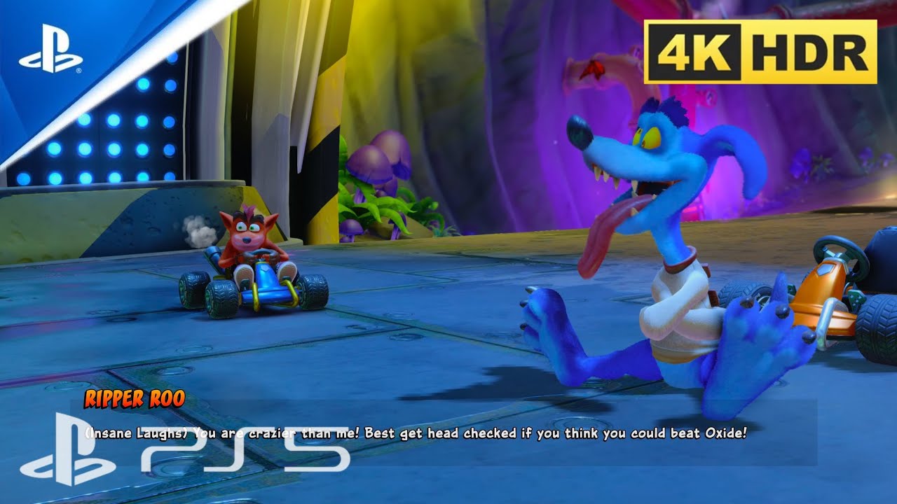 Crash Team Racing Nitro-Fueled | Adventure - Ripper Roo | PS5 4K 60 FPS ...