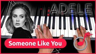 Someone Like You  Adele | Klavier Tutorial (einfach)