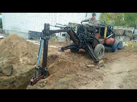 ТраУазик  трактор экскаватор погрузчик  на базе УАЗ