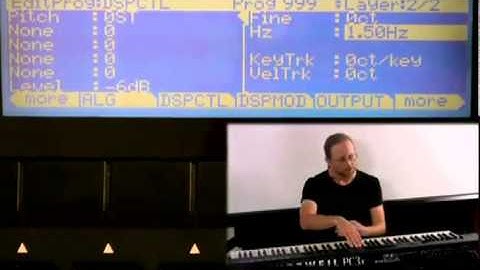 4 Kurzweil PC3 Series  Program Mode Editor Part 2