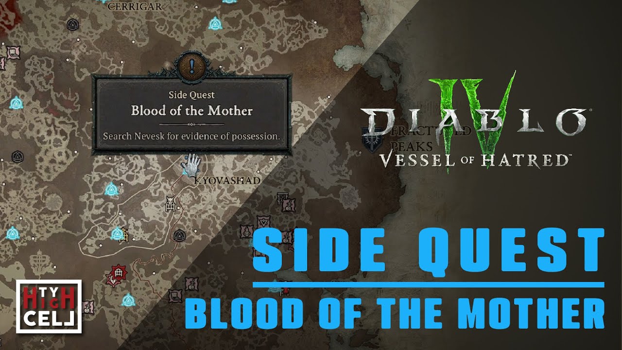 BLOOD OF THE MOTHER SIDE QUEST GUIDE intelligence overview