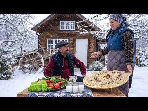 Beef Qutab - Traditional Azerbaijani Dish, Outdoor Cooking