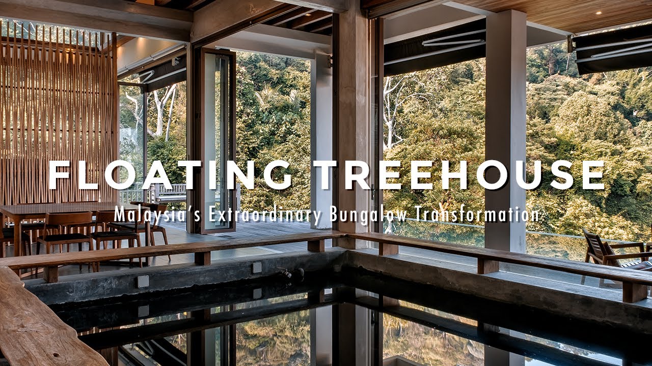 The Floating Treehouse | Most Hidden Open-to-Forest House Tour | Cozy Family Retreat Home