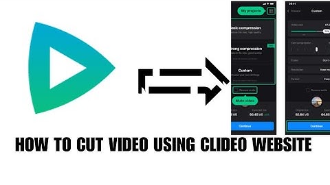 How to cut video on clideo website