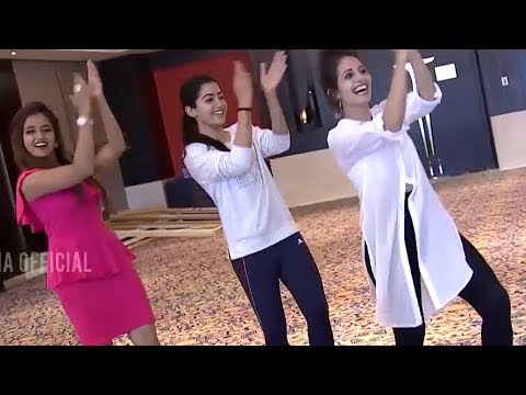 Dear Comrade Rashmika Dance Practice.