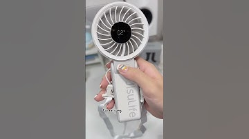 Quạt Mini Jisulife Life 7: Mát Lạnh 12H, 5 Cấp Gió, Pin Khủng!