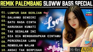 REMIK PALEMBANG SLOWW BASS TERBARU || POP PILIHAN POPULER || PERCERAIAN LARA || POP SPESIAL 2025