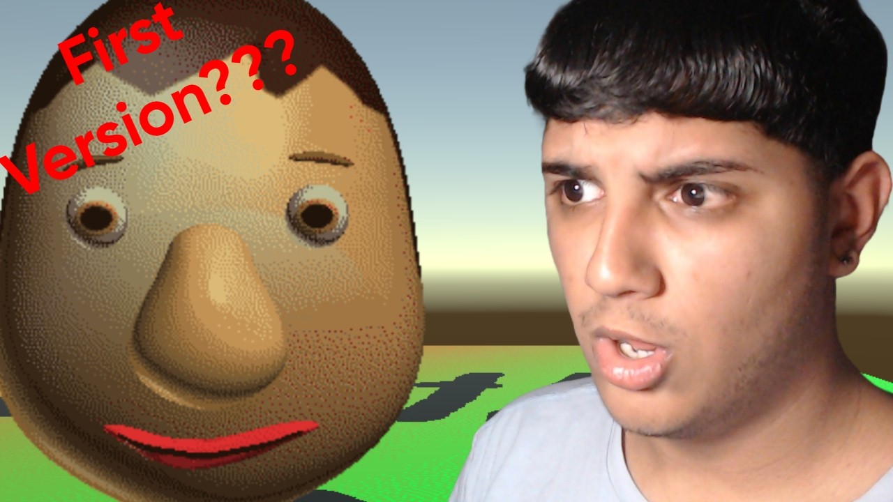 WE PLAYED THE FIRST EVER VERSION OF BALDI... - YouTube