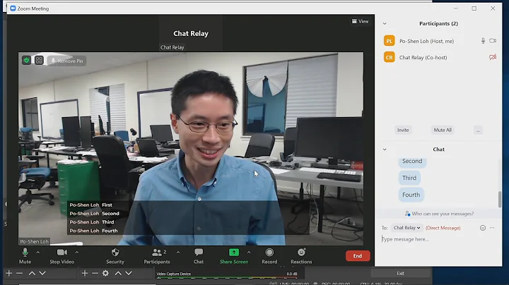 How to set up Windows to Moderate Zoom Meeting Chat — Po-Shen Loh