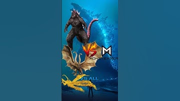 Godzilla, Ghidorha & void Ghidorha vs monstervers