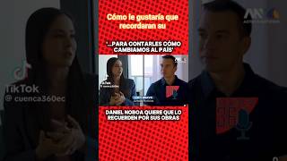 DANIEL NOBOA y cómo quieren que lo recuerden