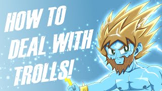 HOW TO DEAL WITH TROLLS AS AN ARTIST?!?! (Tips + Speedpaint)