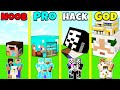 Minecraft Battle: NOOB vs PRO vs HACKER vs GOD: INSIDE HEAD HOUSE BASE BUILD CHALLENGE / Animation