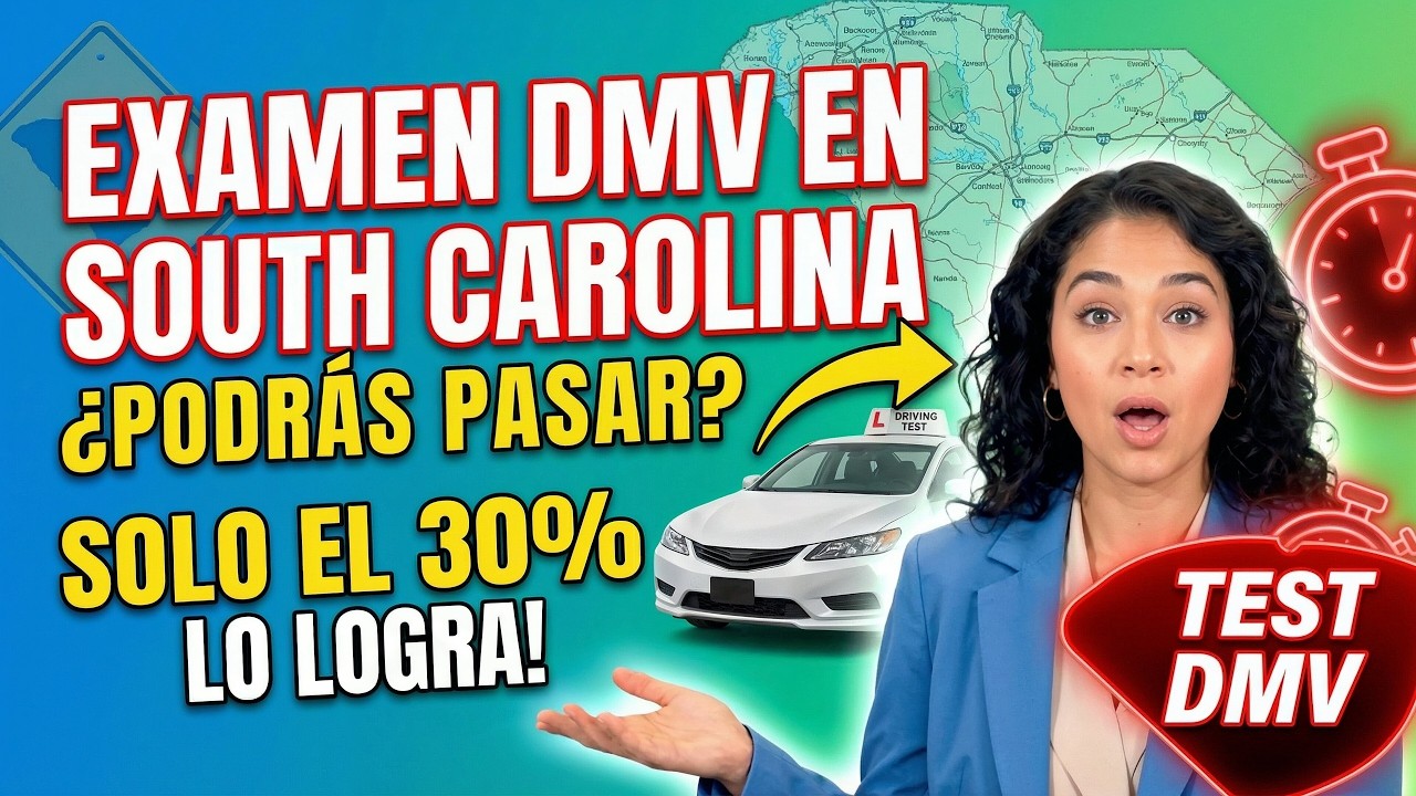 Examen de Manejo South Carolina | 60 Preguntas Completas