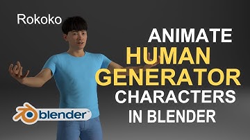 How to Animate Human Generator Characters in Blender Using Rokoko Motion Capture