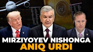 : MIRZIYOYEV TRAMPNI OZIGA OGDIRDI