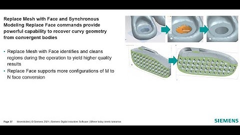 NX 1980 || Làm quen tính năng Replace Mesh With Face trong thiết kế ngược