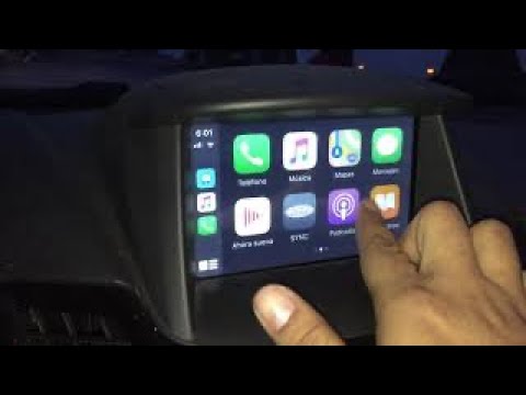 Apple CarPlay en FORD FIESTA 2016 - YouTube