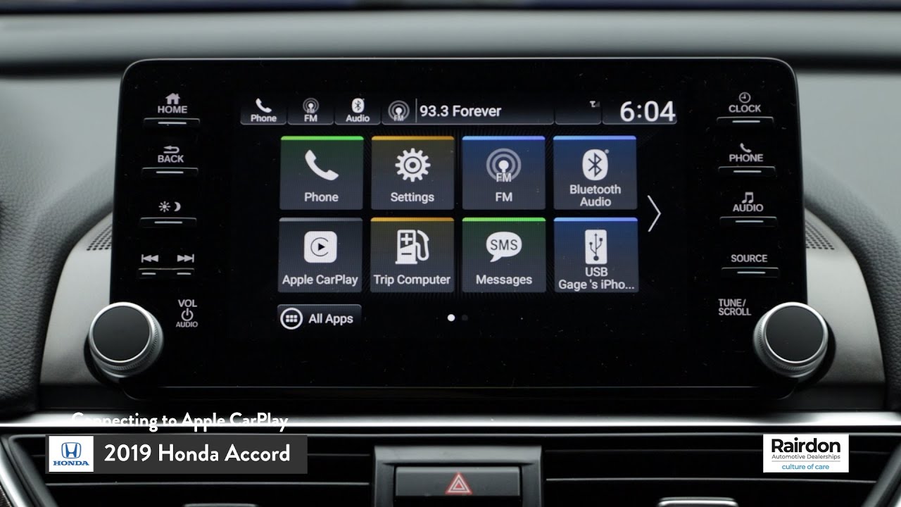 2019 Honda Accord | How to Connect to Apple CarPlay | Rairdon