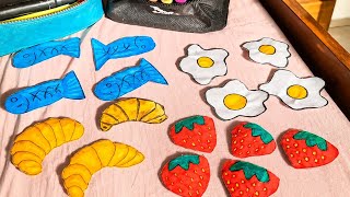 Comidinhas de papel para a Cozinha de brinquedo #35🥐