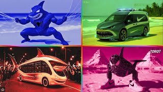 SPIDER SHARK 🆚 SHARK POLICE VAN 🆚 SHARK BUS 🆚 SPIDER ORCA 😱🔥 | CRAZY BRAINROT | Tiles Hop EDM
