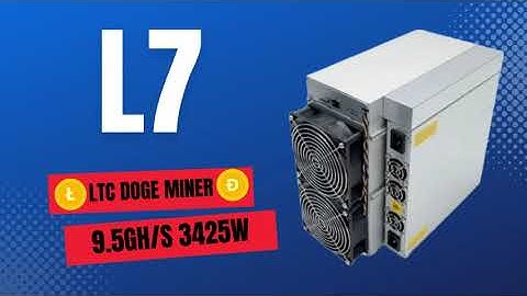 Bitmain Antminer L7 9500M LTC DOGE Miner