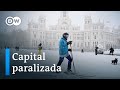 Madrid, helada en plena pandemia