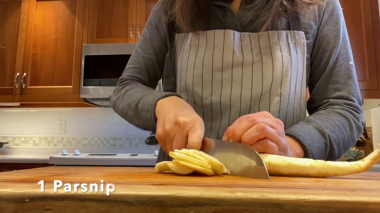 Carrots and Parsnips (vegetarian dish) - YouTube