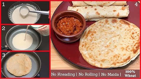 No Rolling, No Kneading Chapati with Liquid Dough | Viral Roti Recipe with Liquid Batter