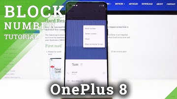 How to Add Number to Blacklist in OnePlus 8 - Block Number