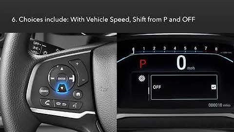 Honda Pilot: How to Customize Auto-Door Locking/Unlocking: LCD Audio Models