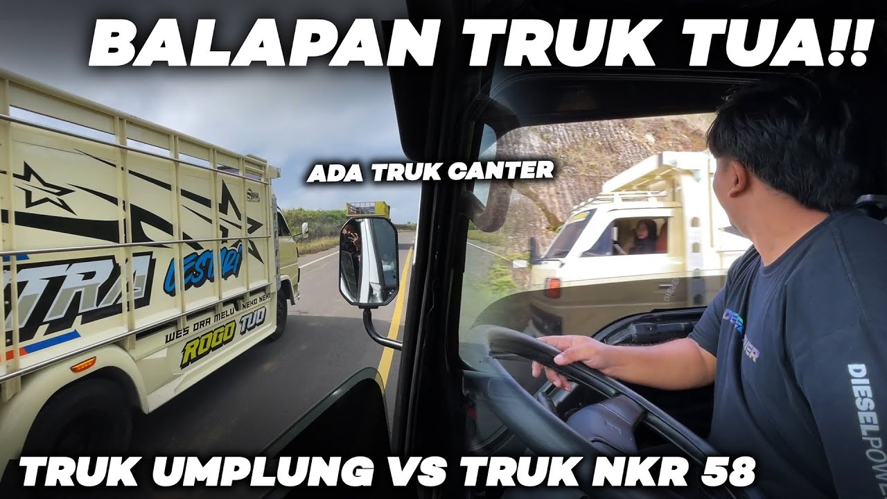 TRUK TUA ADU GENGSI!! BALAPAN TRUK KIKI CORE VS TRUK MEKANIK PENGHANCUR MESIN